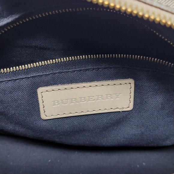 BURBERRY Beige Bridle House Check Handbag - Picture 15 of 16